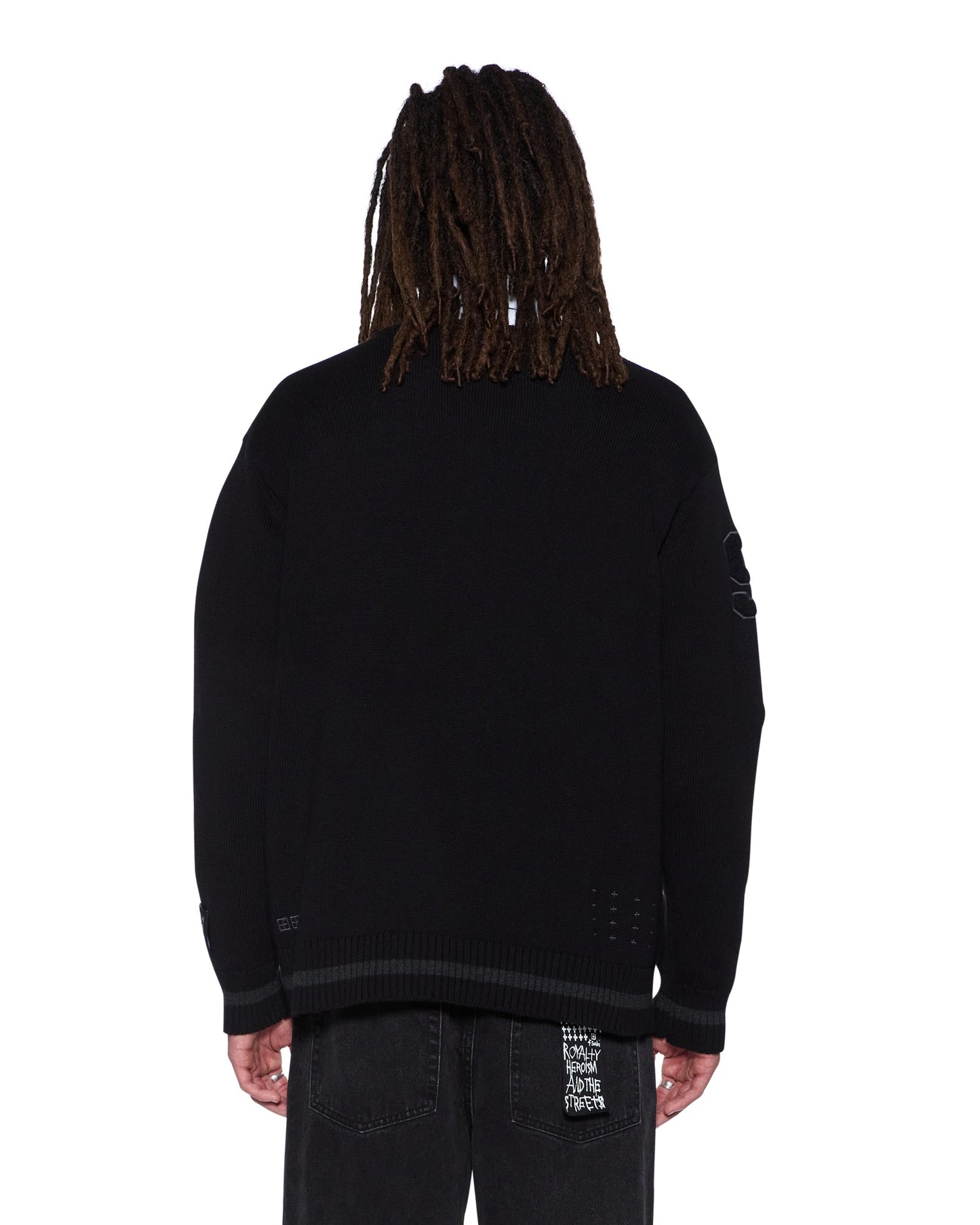 PLAYOFF CARDIGAN BLACK