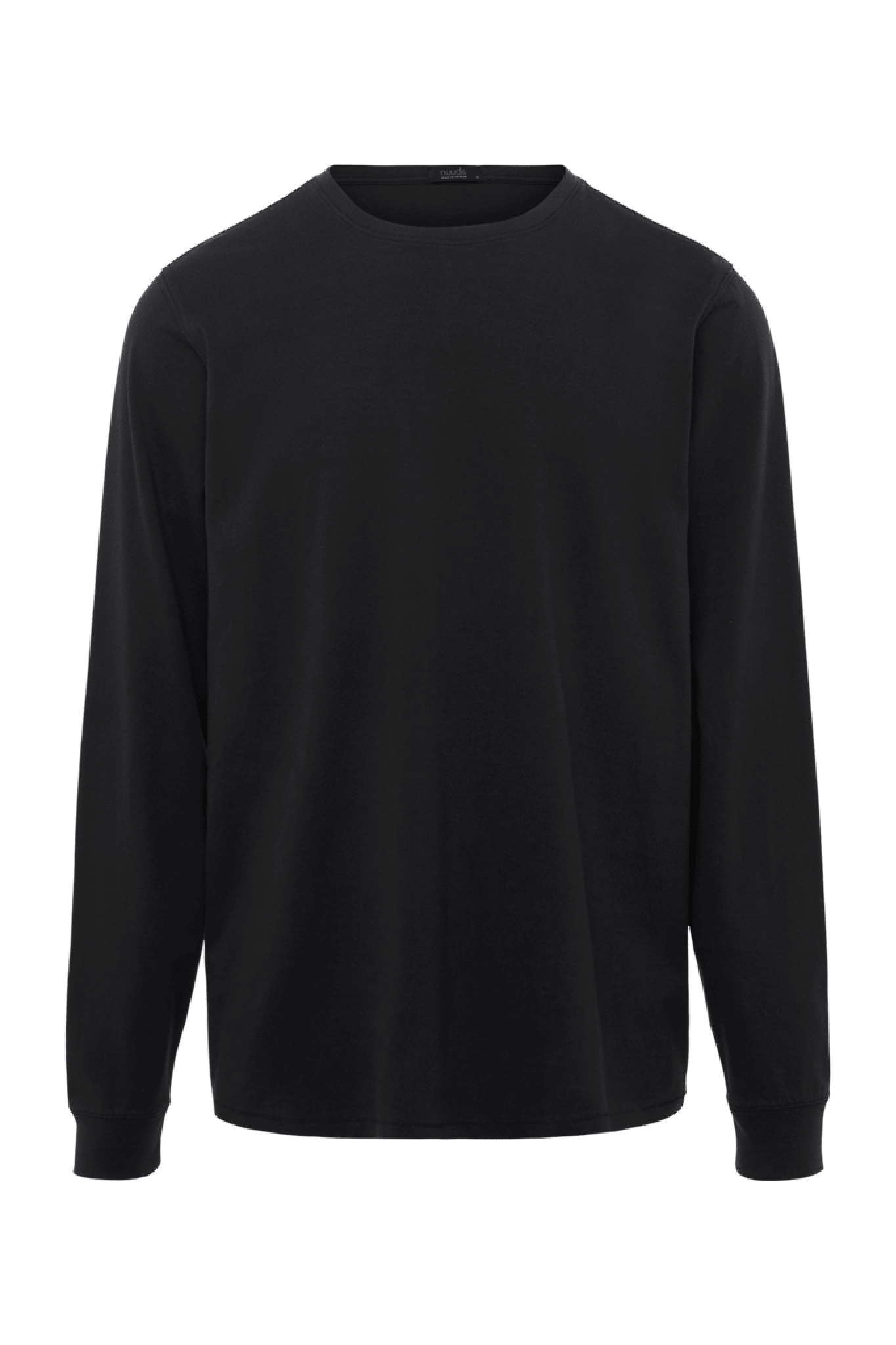 Vintage Cotton Men's Long Sleeve Everyday T-Shirt | Black