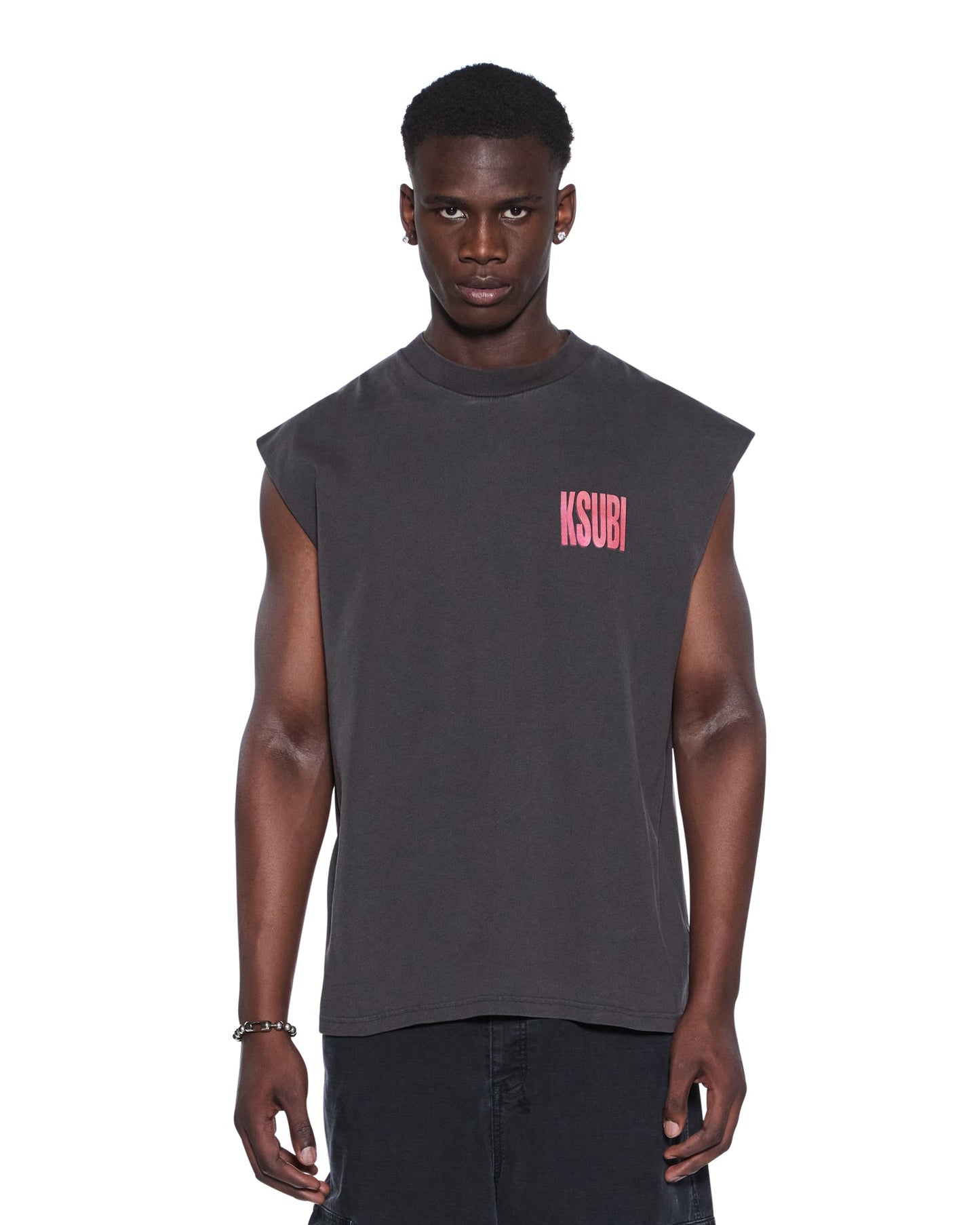 PANTHERA CUT OFF BIGGIE TEE ASH