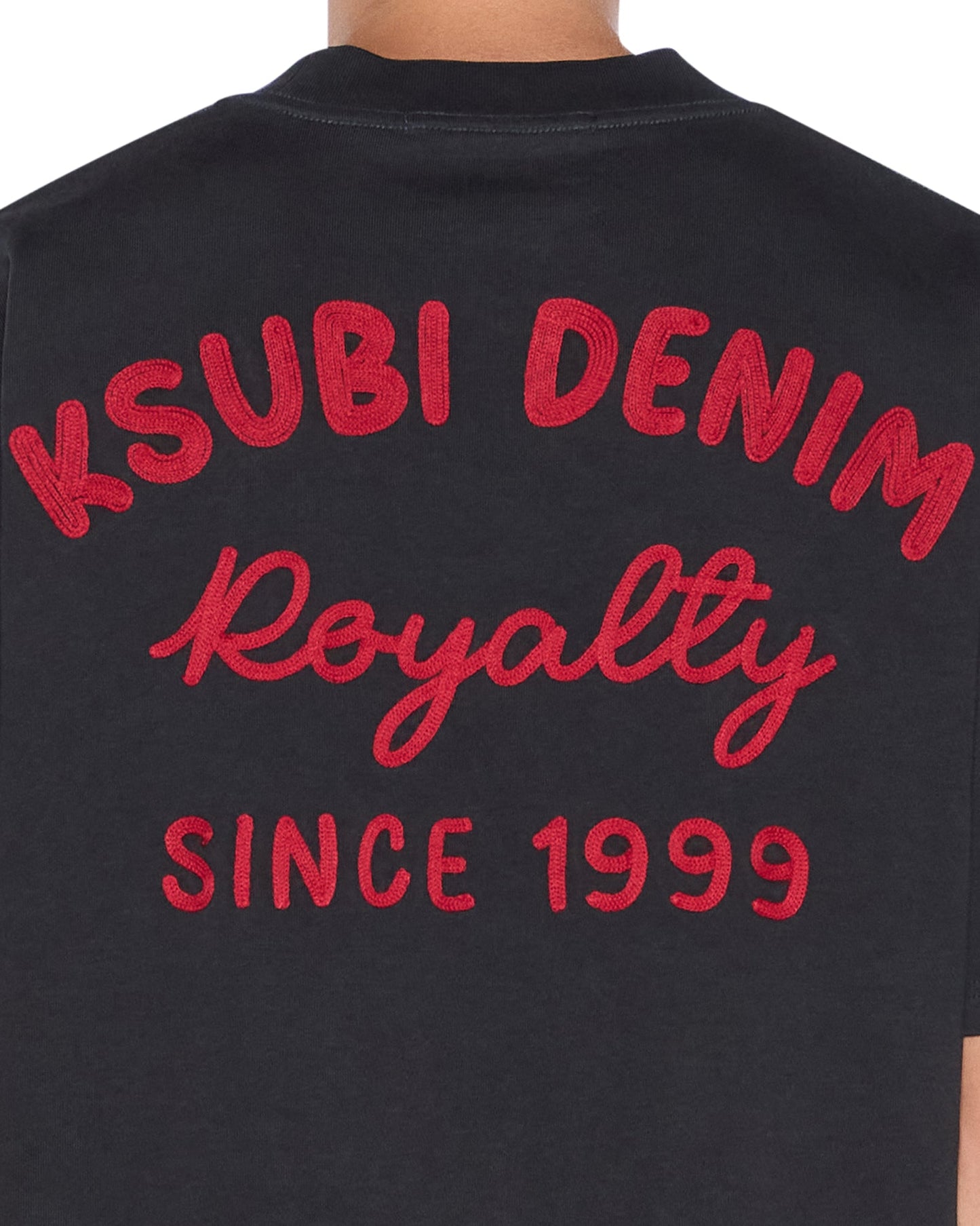 MEKANIK HALEN SS TEE CHARCOAL/RED