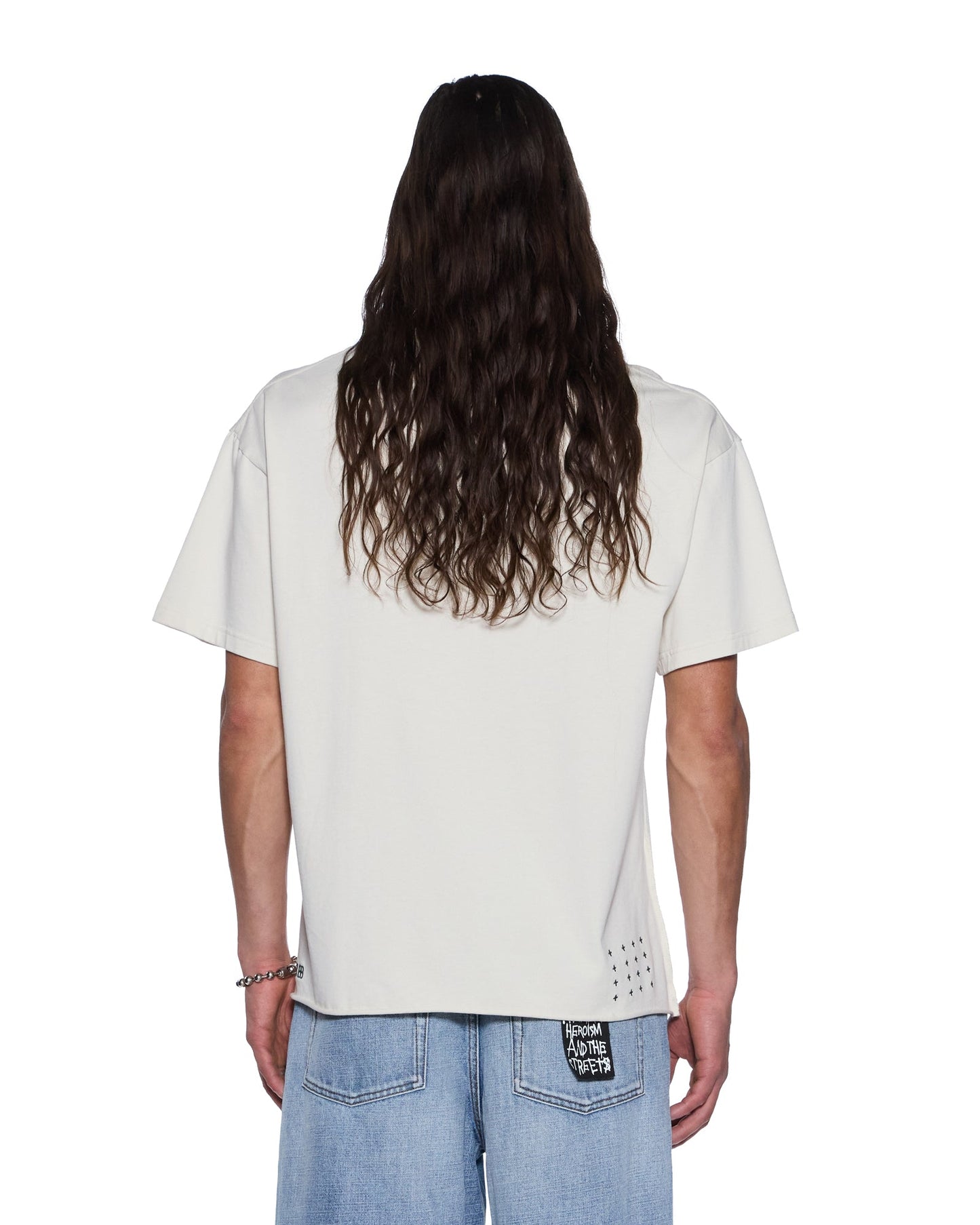 PRESTIGE BIGGIE SS TEE ANTIQUE WHITE