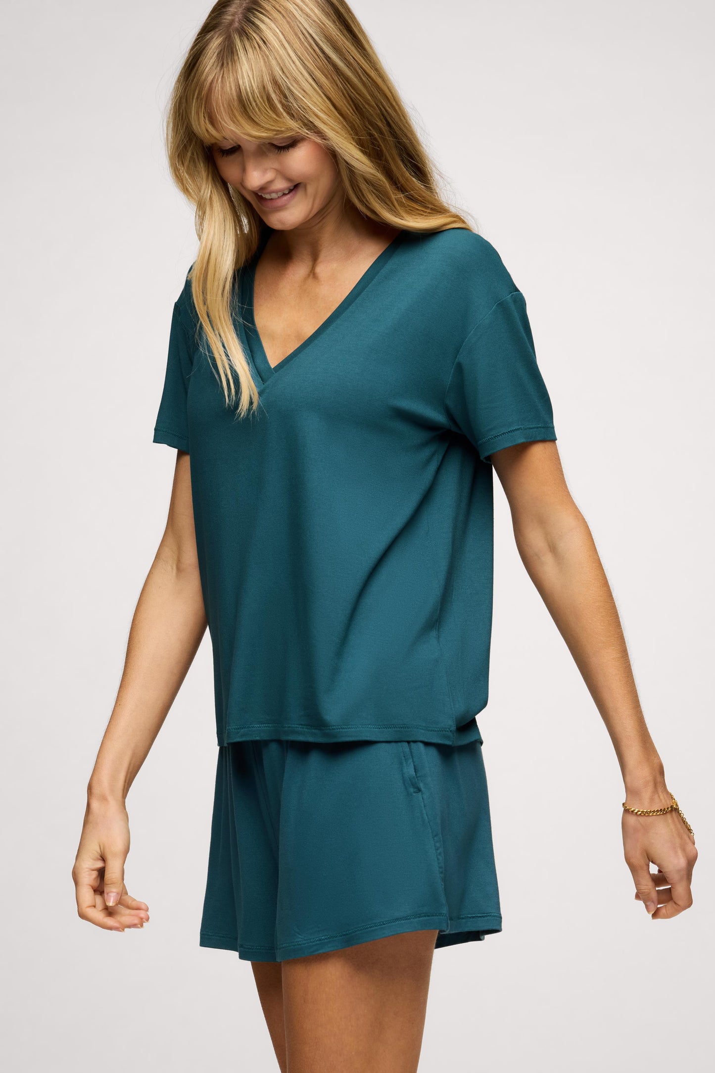 V-Neck Pajama Tee | Ocean