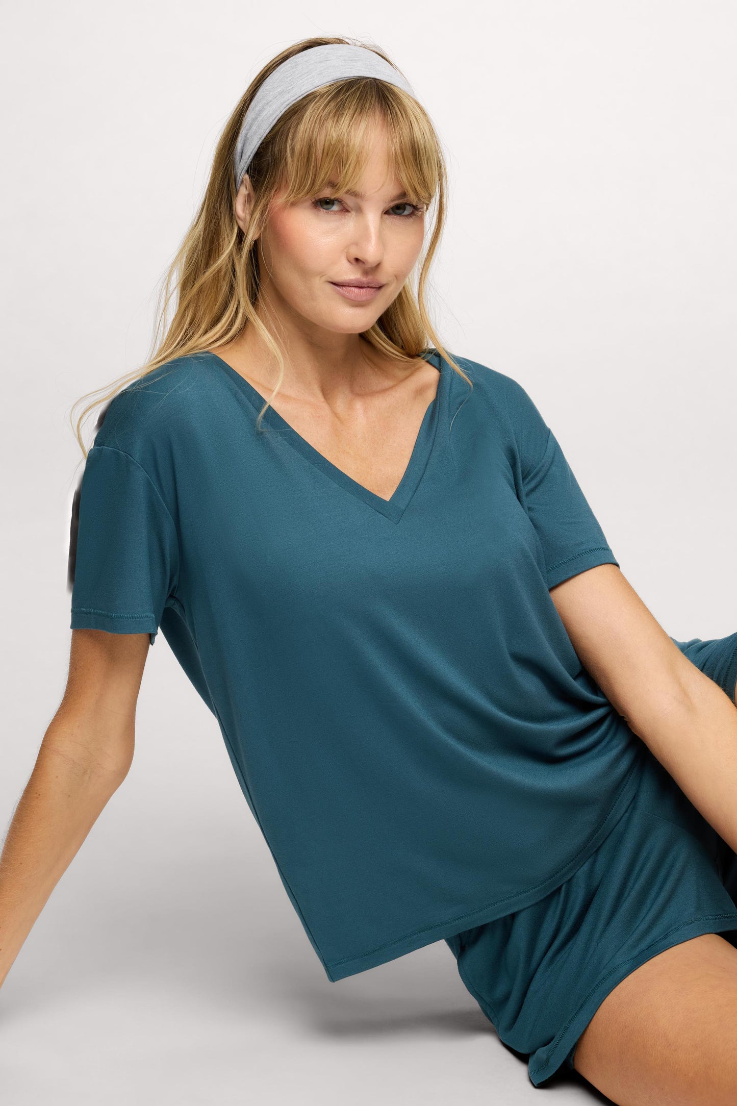 V-Neck Pajama Tee | Ocean