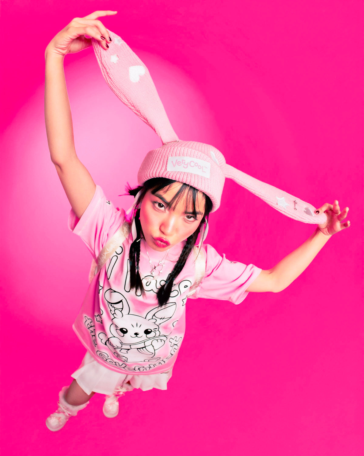 The Pink Floppy Beanie