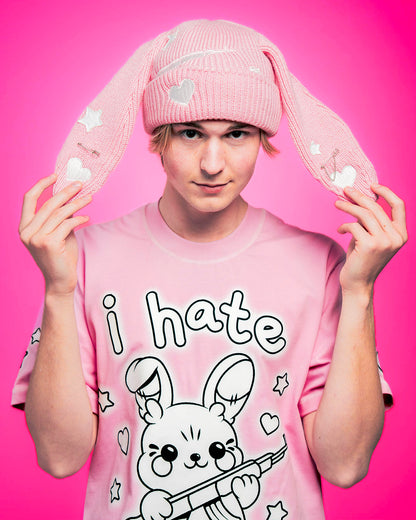 The Pink Floppy Beanie