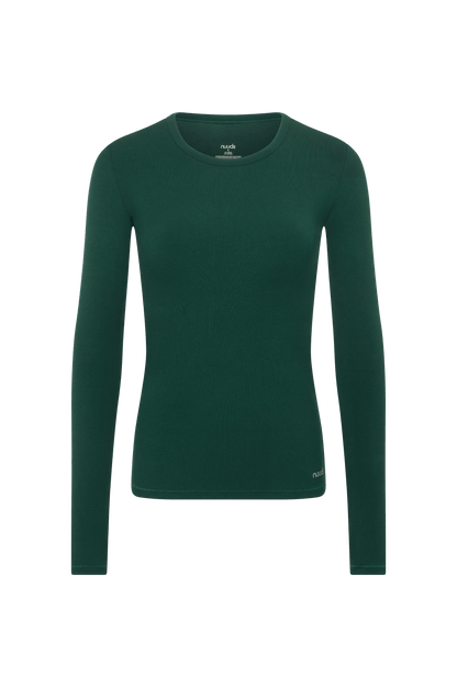Sporty Rib Bra Long Sleeve | Blackpine