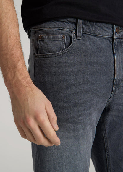 Americana Collection Carman Tapered Fit Jeans For Tall Men in Wolf Grey