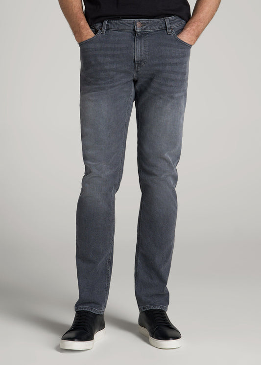Americana Collection Carman Tapered Fit Jeans For Tall Men in Wolf Grey
