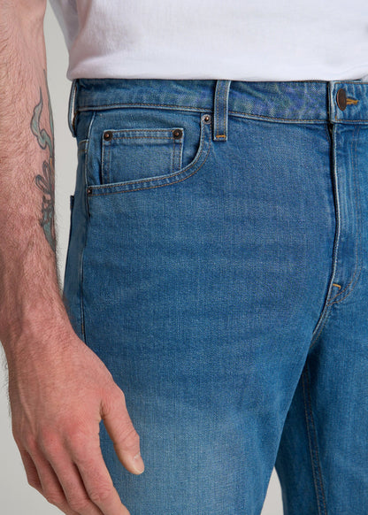 Americana Collection J1 Straight Fit Jeans For Tall Men in Sail Blue