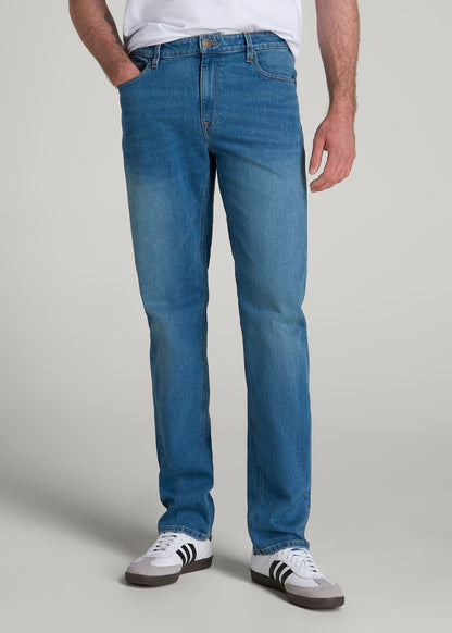 Americana Collection J1 Straight Fit Jeans For Tall Men in Sail Blue
