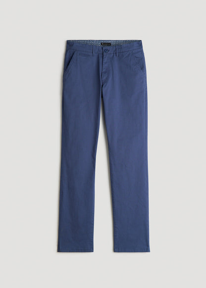Carman TAPERED Chinos for Tall Men in Steel Blue