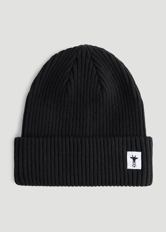 Cotton Beanie in Black