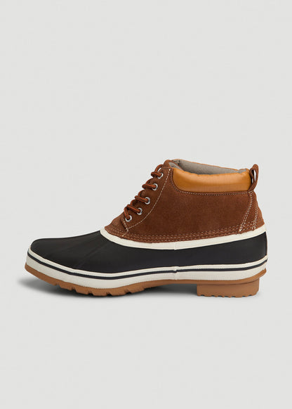Duck Boots for Tall Men in Tan