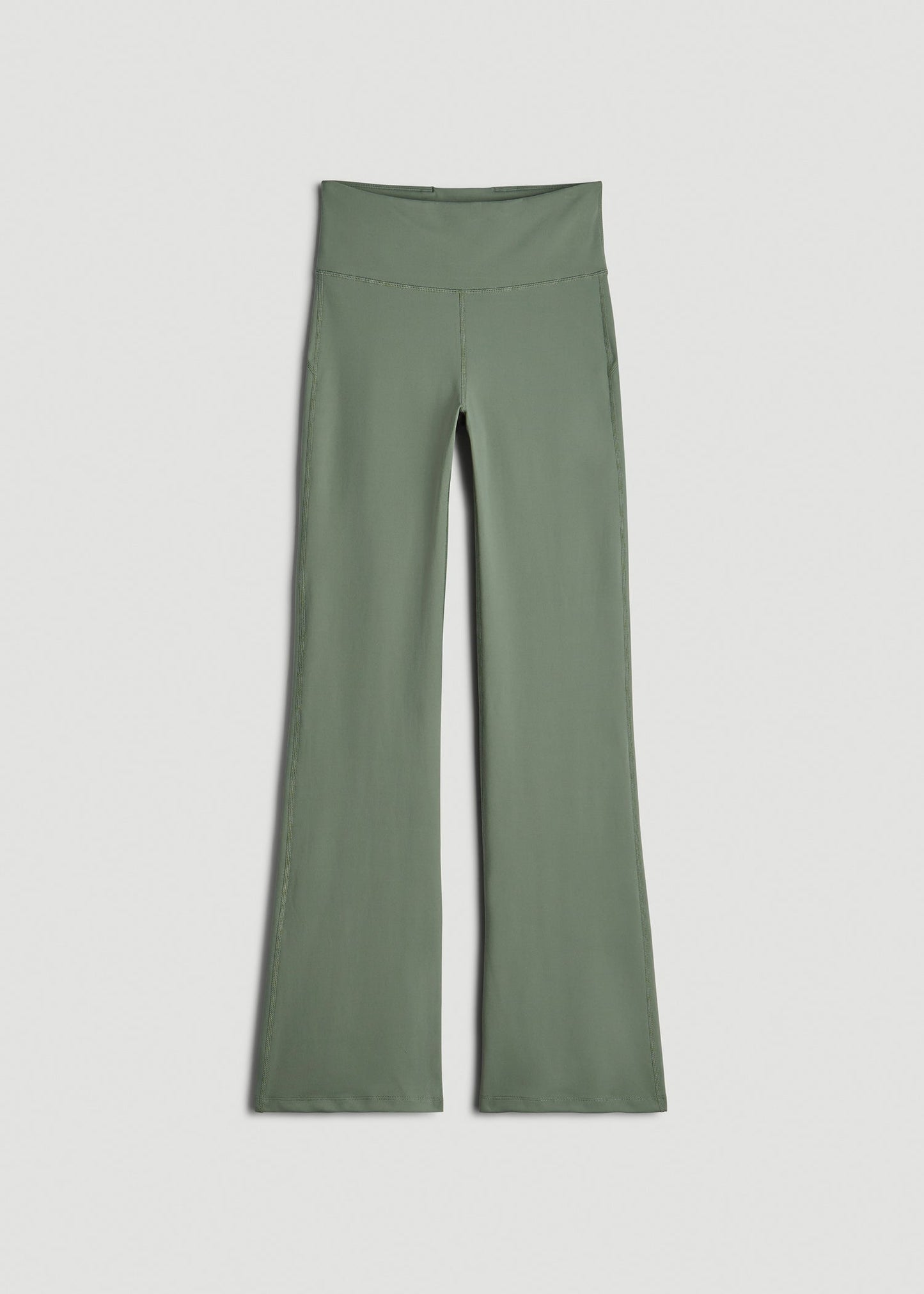 Balance Flare Yoga Pants for Tall Women in Dark Seagrass