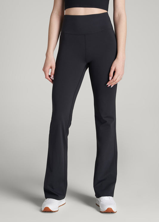 Balance Flare Yoga Pants for Tall Women in Black