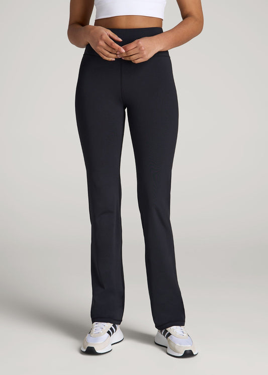 Balance Straight Leg Leggings for Tall Women in Black