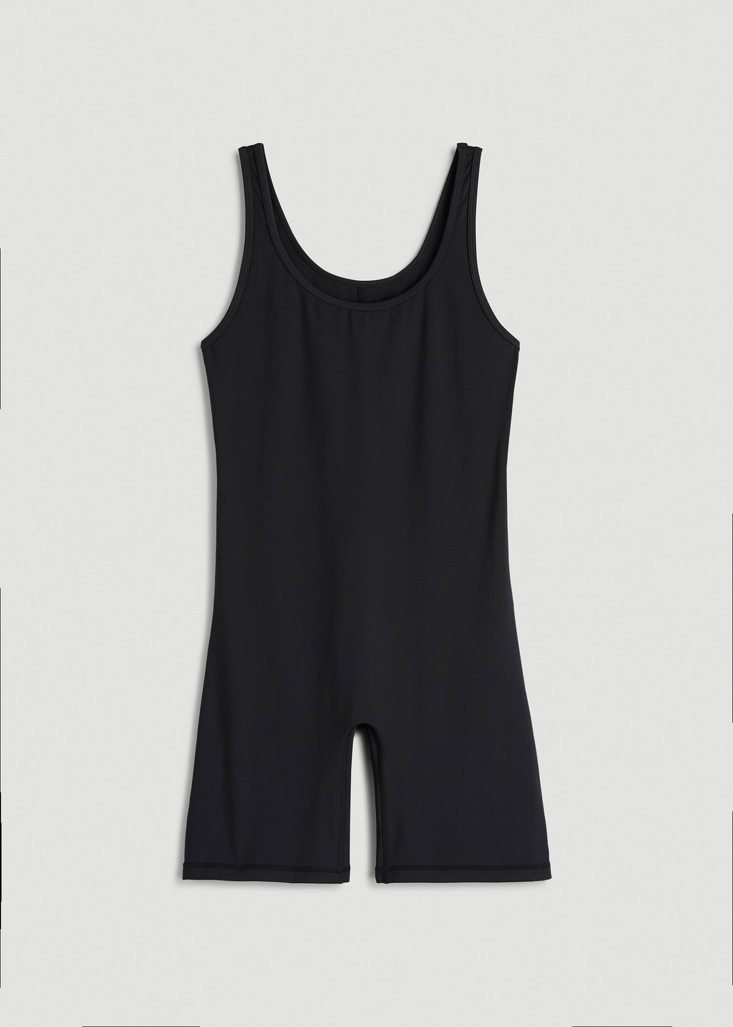 Balance Scoopneck Romper for Tall Women in Black