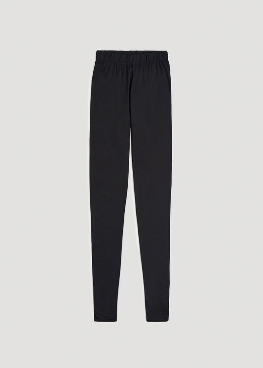 Base Layer Leggings for Tall Women in Black