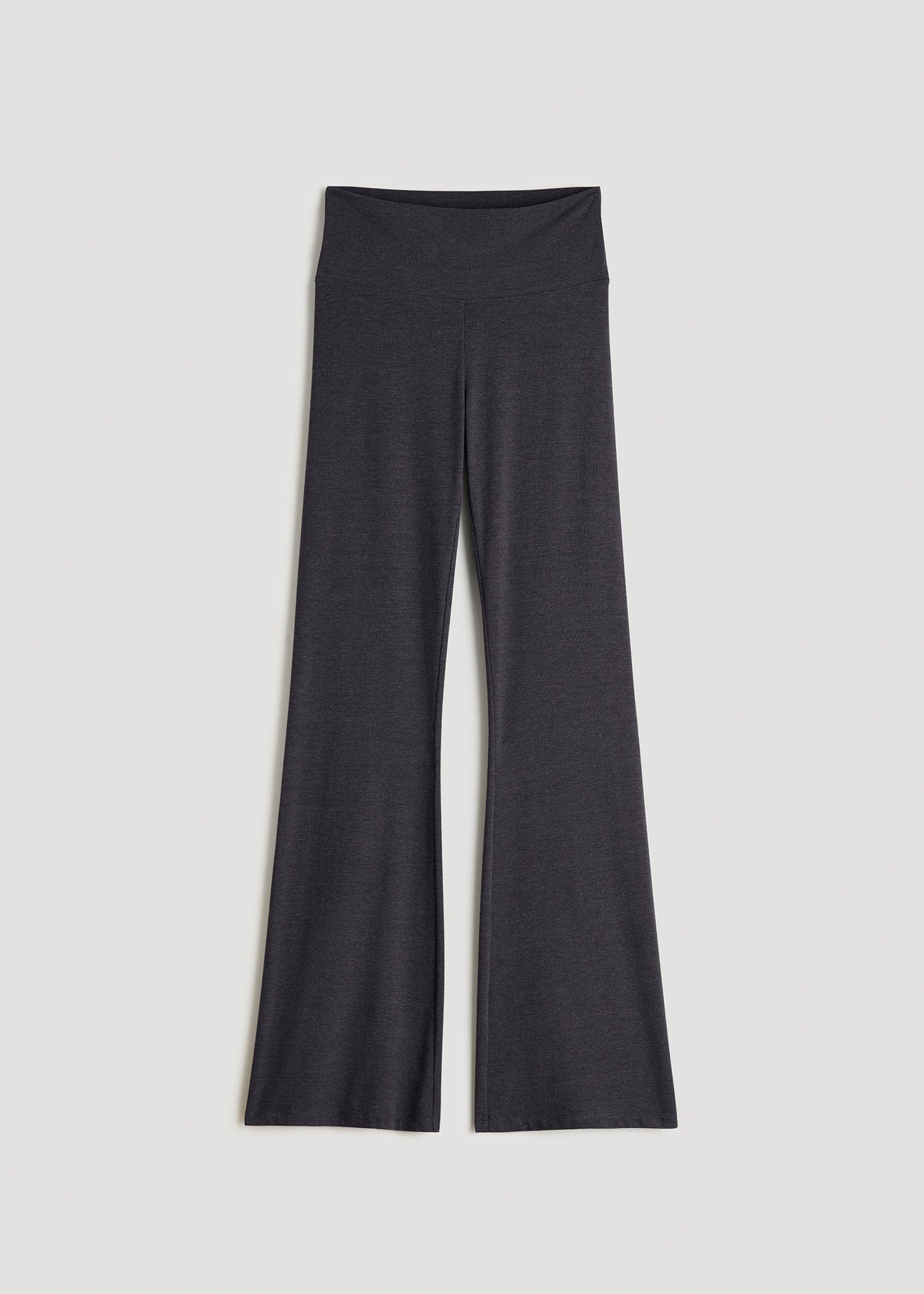 Cotton Flare Leggings for Tall Women in Black