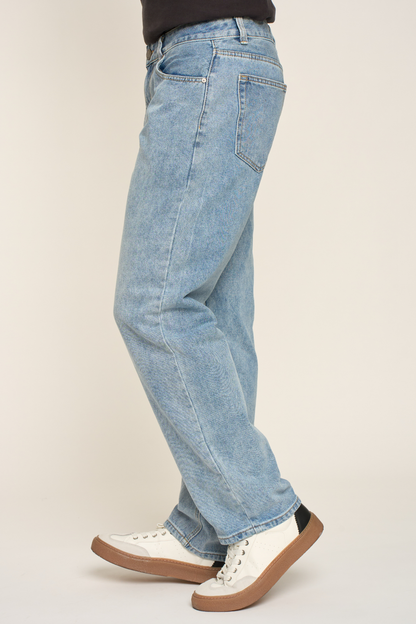Straight Baggy Denim Jeans