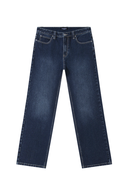 ATLAS Essential Baggy Denim Jeans - Midnight Indigo
