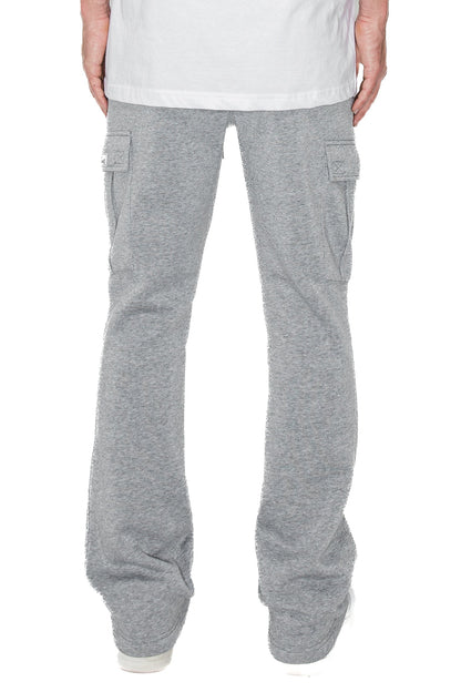 Flared Cargo Fleece Pants