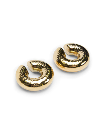 GOLD RIPPLE EAR CUFF