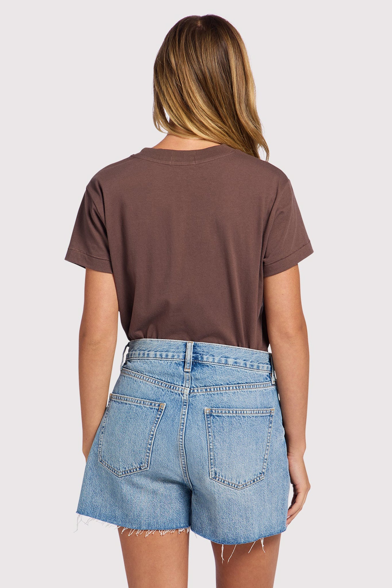 Soft Cotton Everyday T-Shirt Bodysuit | Coffee
