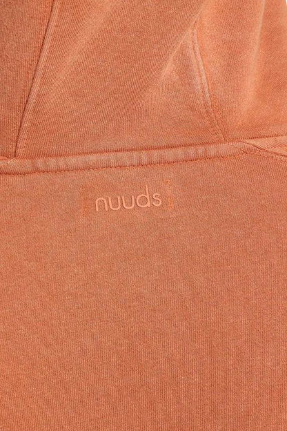 Vintage Fleece Cropped Hoodie | Washed Clay