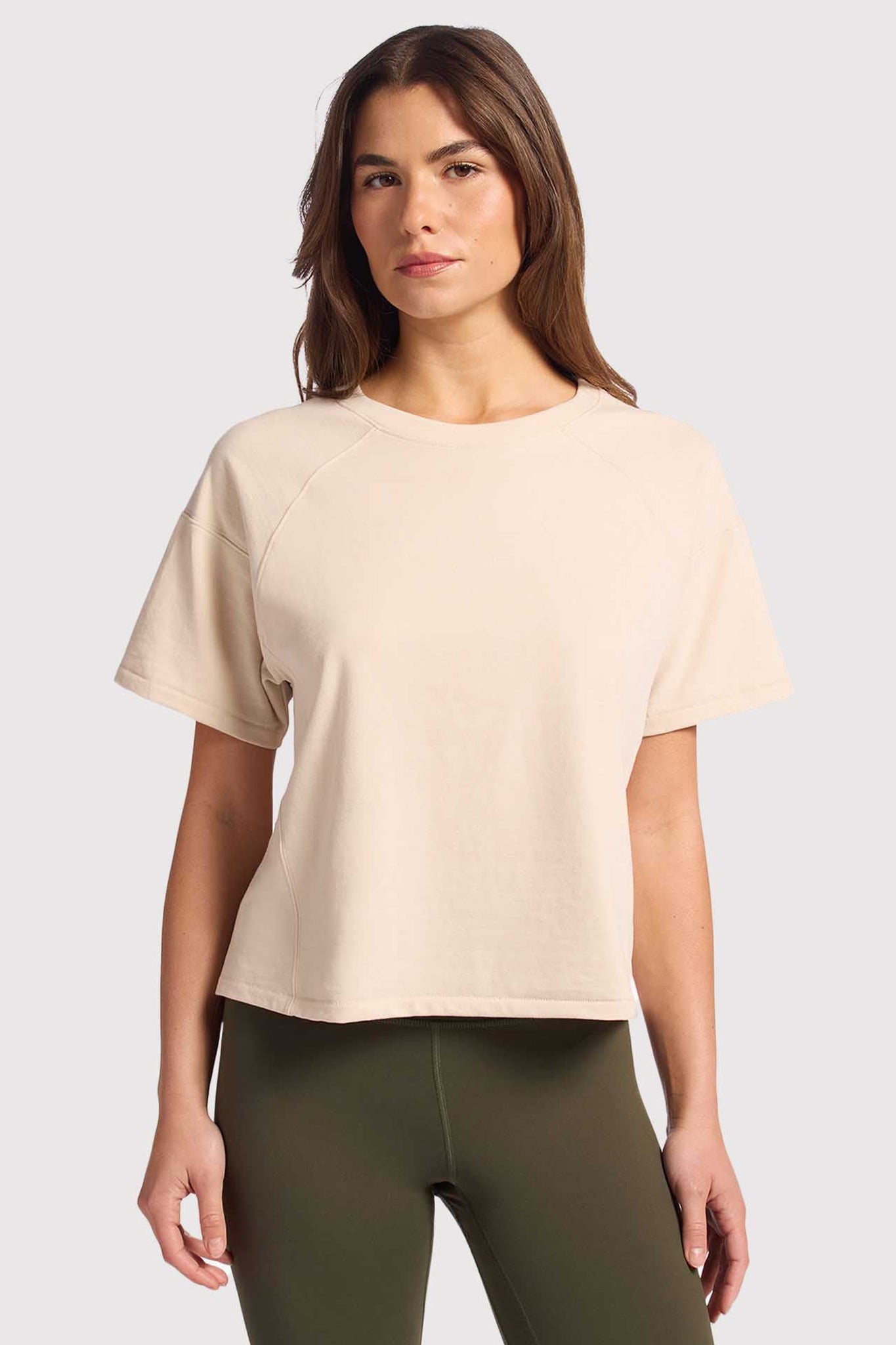 Steady Seamed Tee | Linen