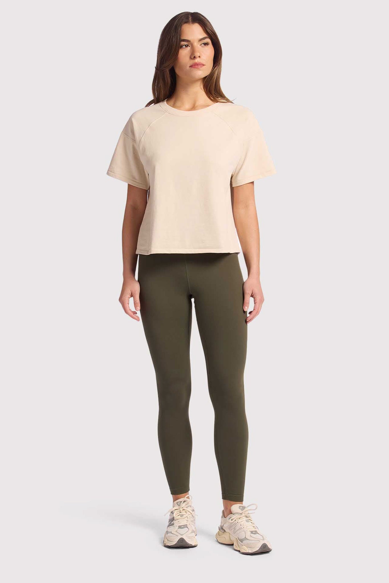 Steady Seamed Tee | Linen