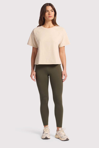 Steady Seamed Tee | Linen