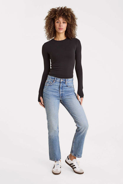 SwiftStretch Long Sleeve Shirt | Black