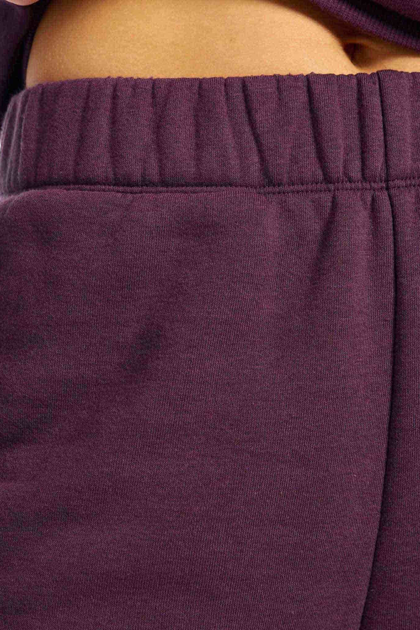 Vintage Fleece Jogger | Plum