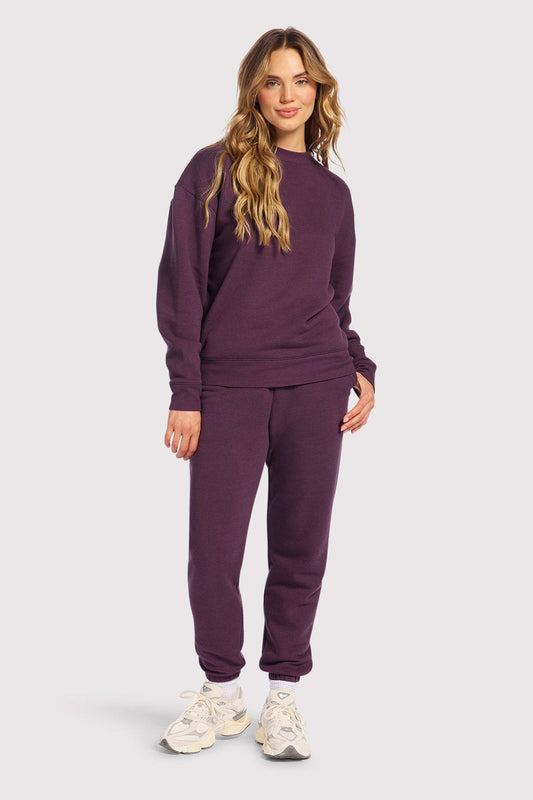 Vintage Fleece Jogger | Plum