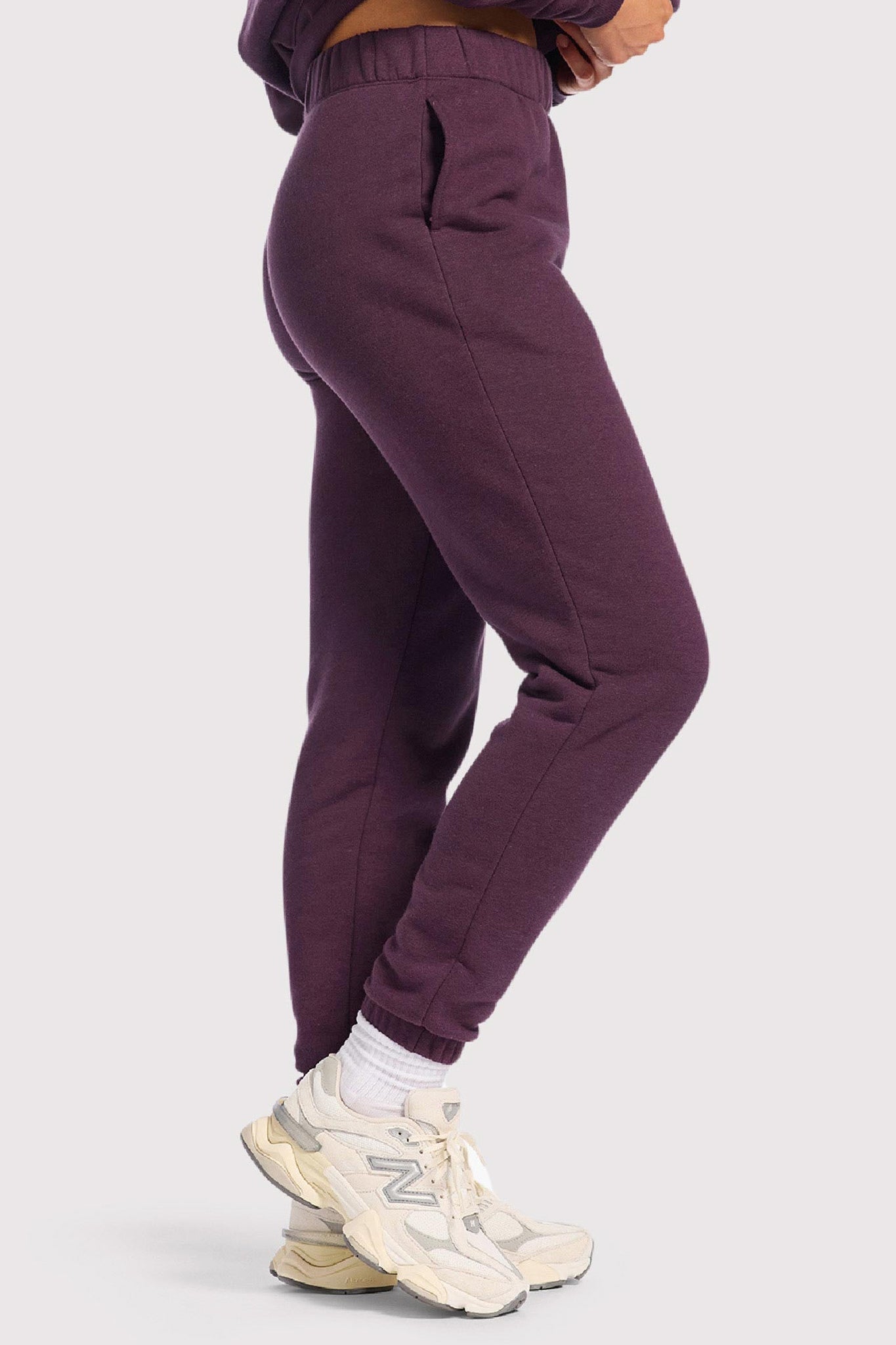 Vintage Fleece Jogger | Plum