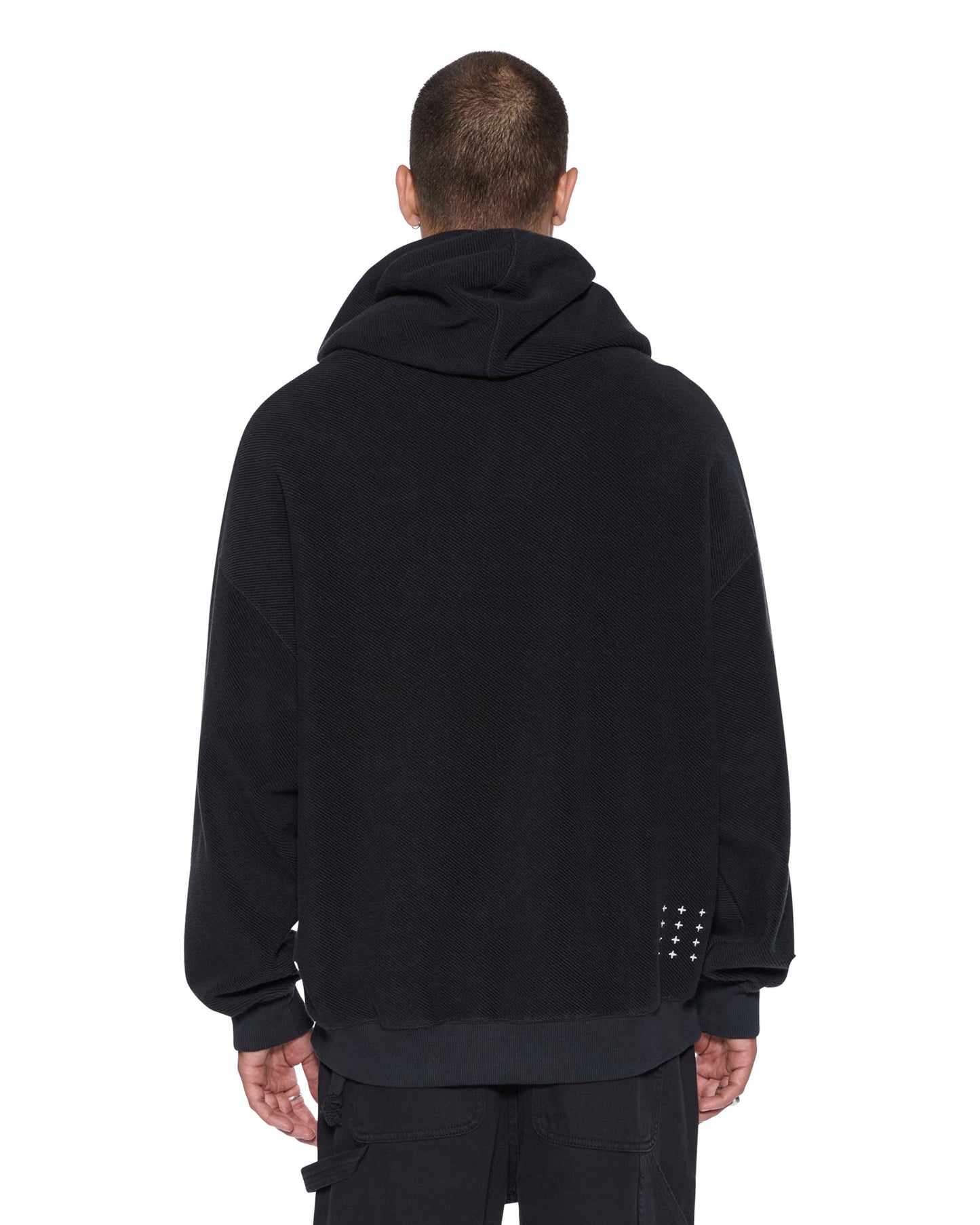 1999 EKCESS HOODIE JET BLACK