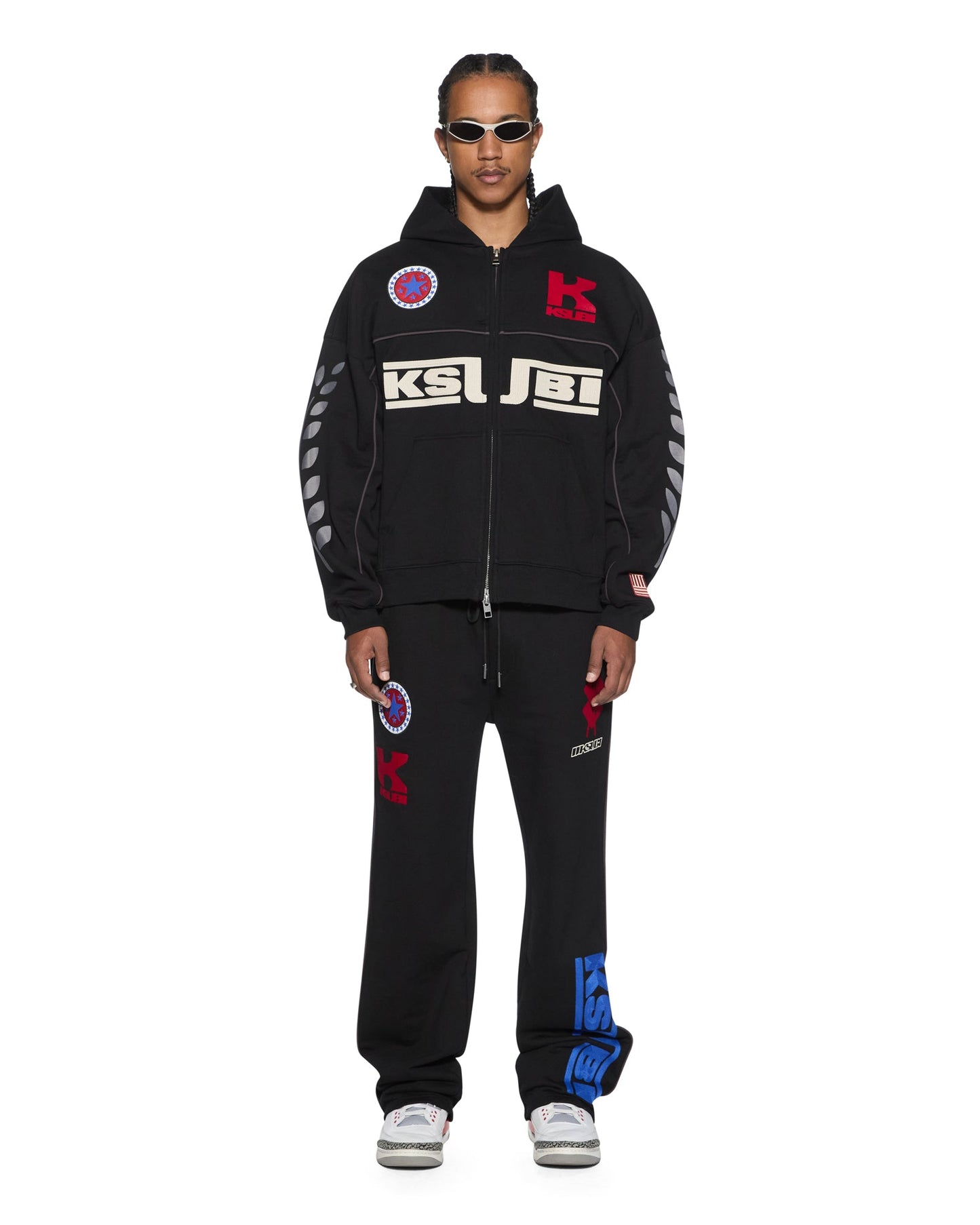 ZOOM EKCESS ZIP HOODIE JET BLACK