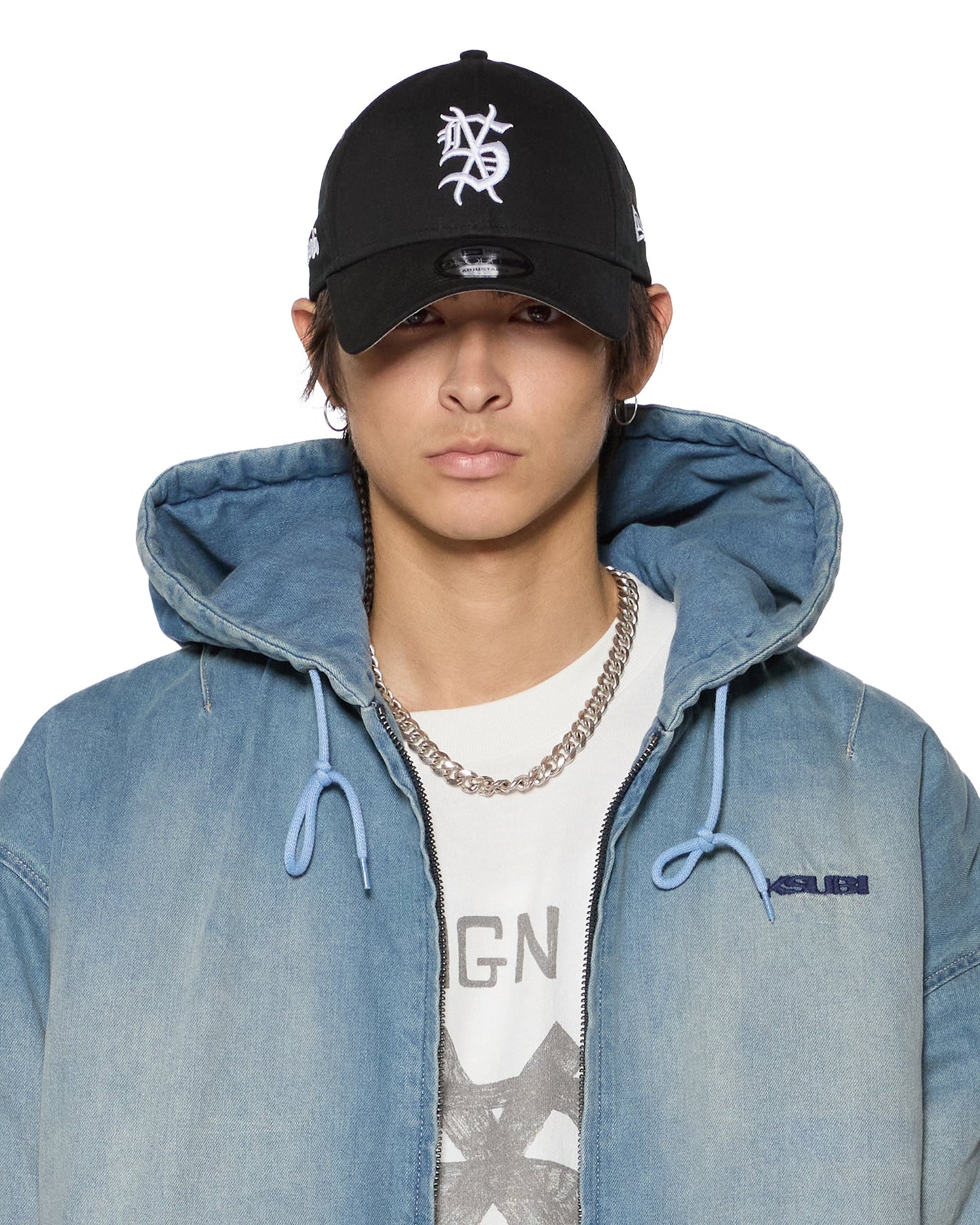 SLOUCH BOMBER JACKET FADED INDIGO