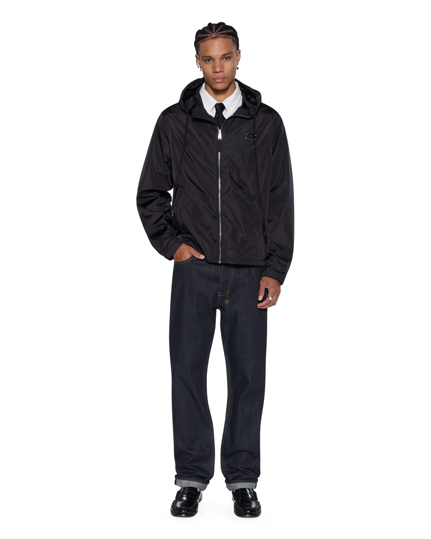 TEK NYLON JACKET BLACK