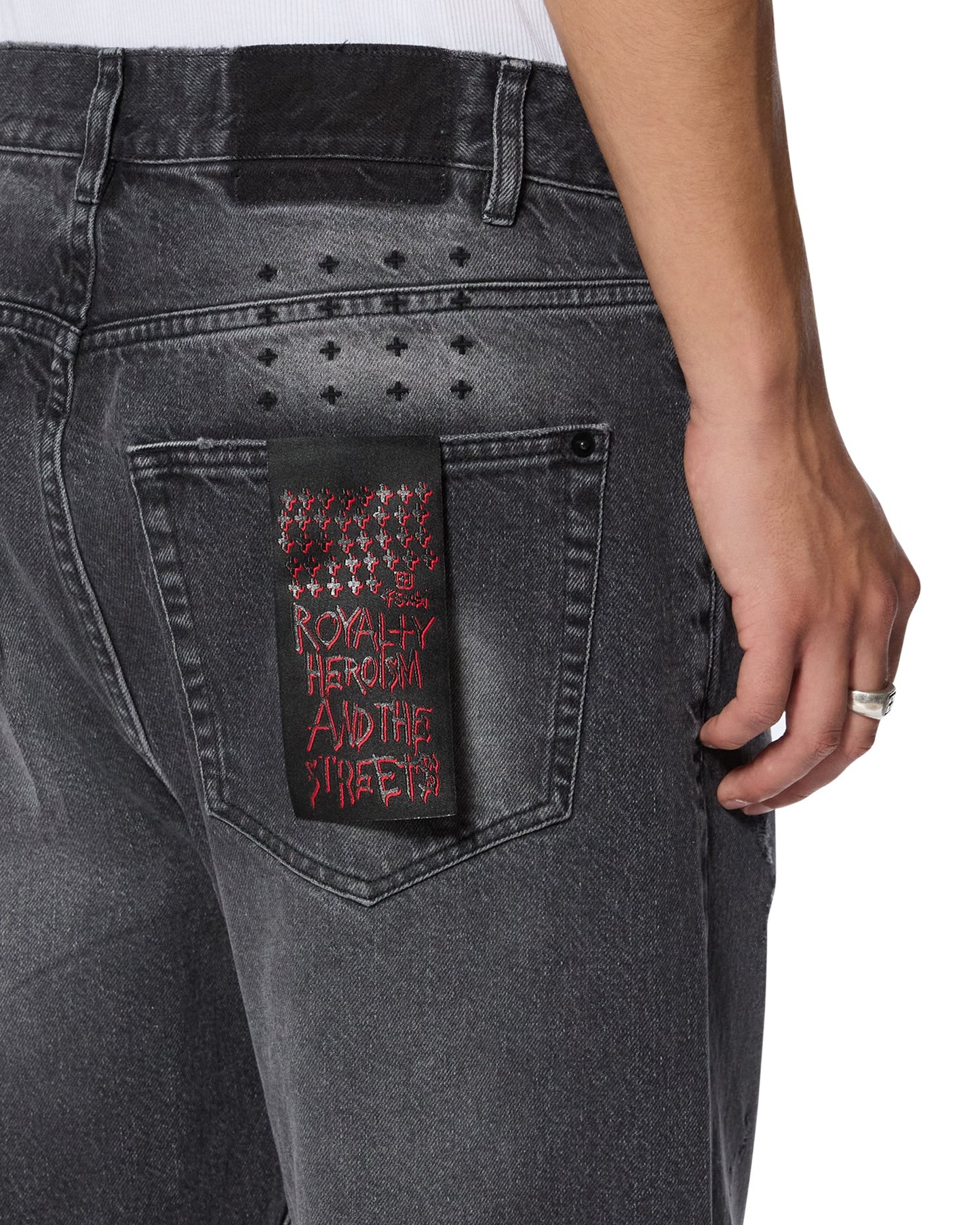 ANTI K SELVEDGE CHICAGO BLACK