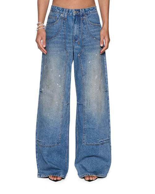 KSUPER JEAN PAINTER BLUE