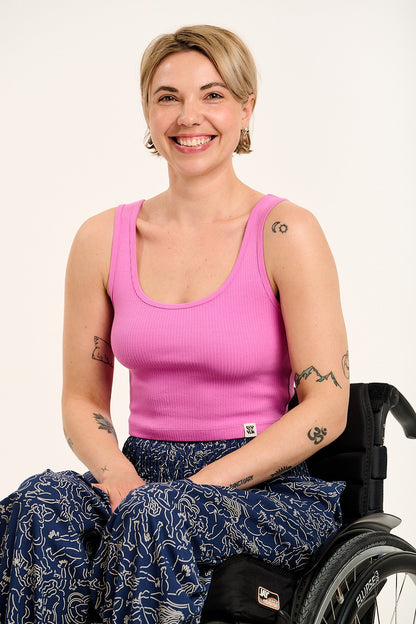 Josy - Vest Top in Pink