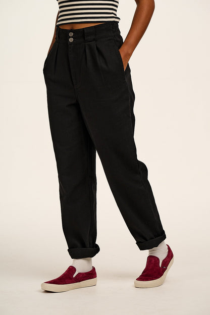 Addison - Cotton Jeans in Black