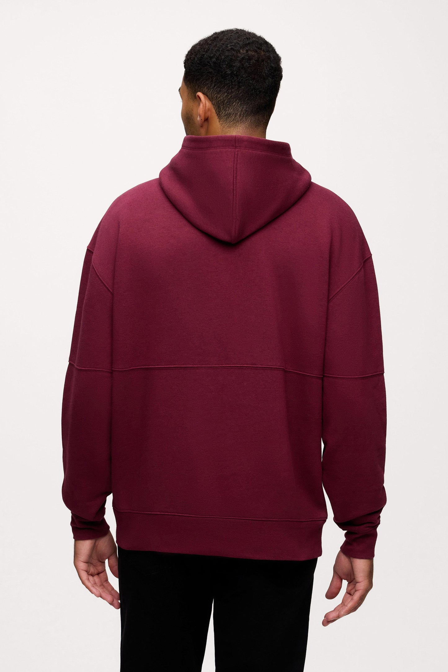 Vintage Fleece Men's Hoodie | Ruby