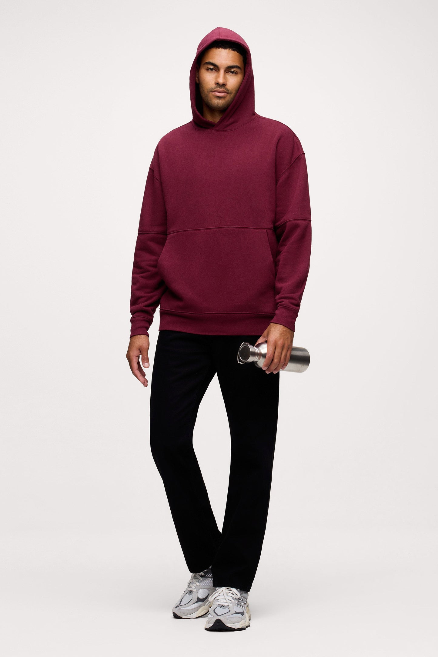 Vintage Fleece Men's Hoodie | Ruby