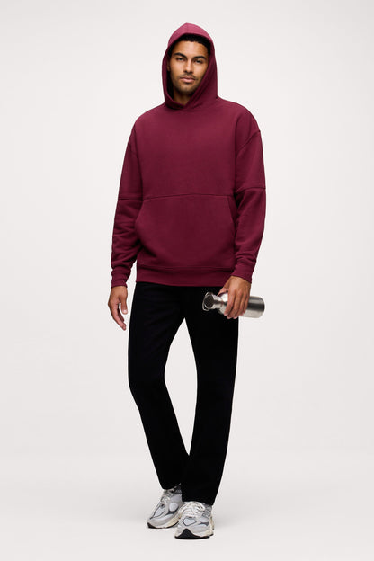 Vintage Fleece Men's Hoodie | Ruby