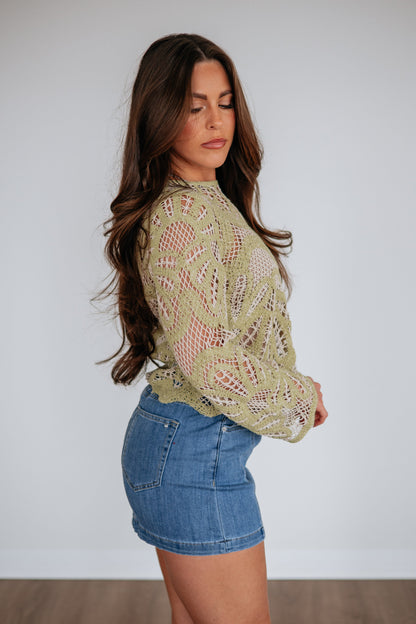 Renlee Mica Denim Skirt