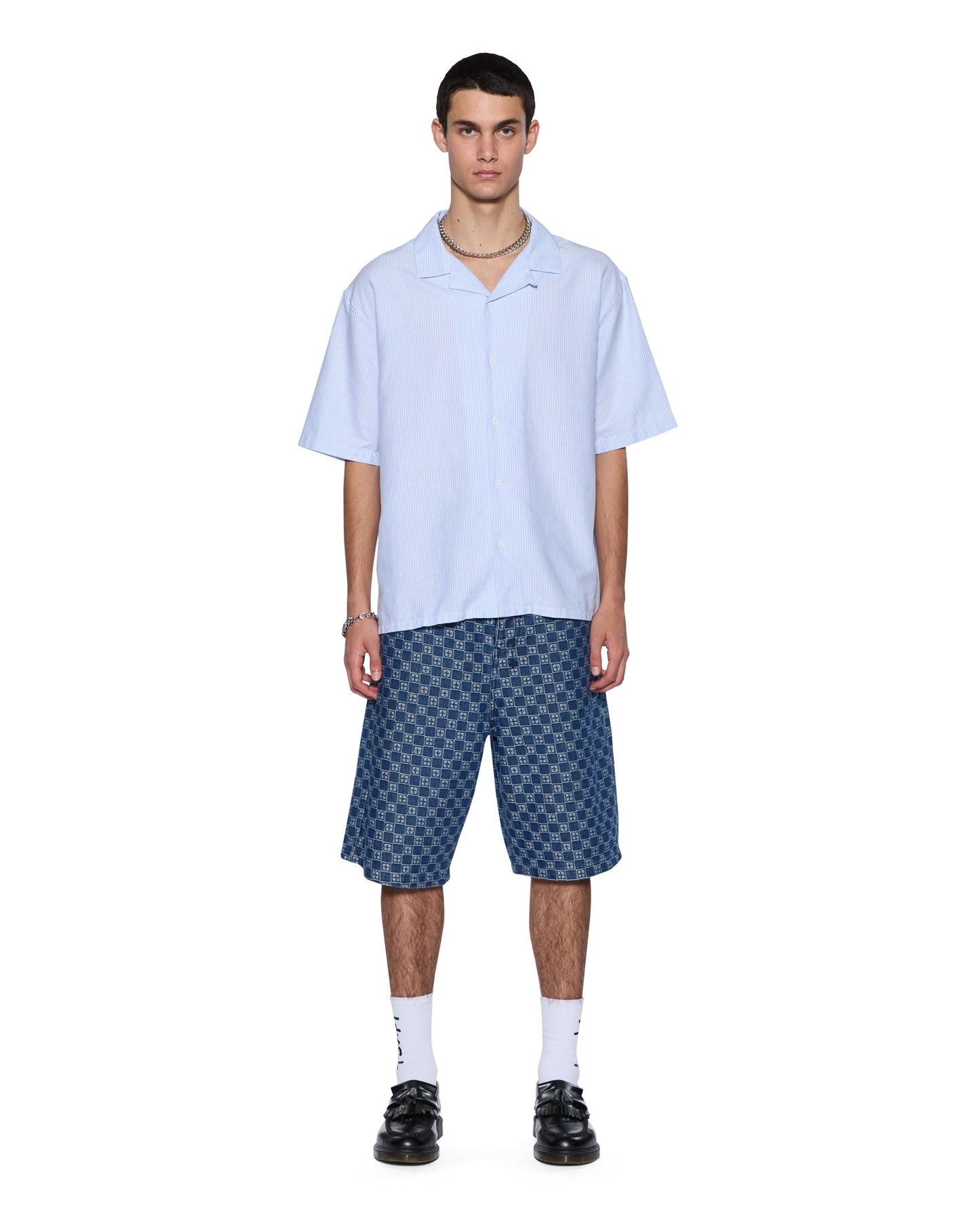 CARING DINER SS SHIRT TRU STRIPE