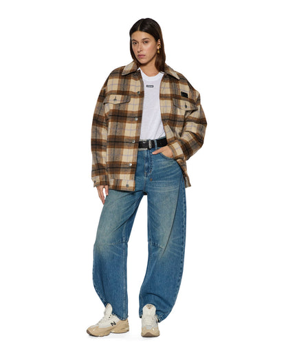 KSUPER TRUCKER JACKET PLAID